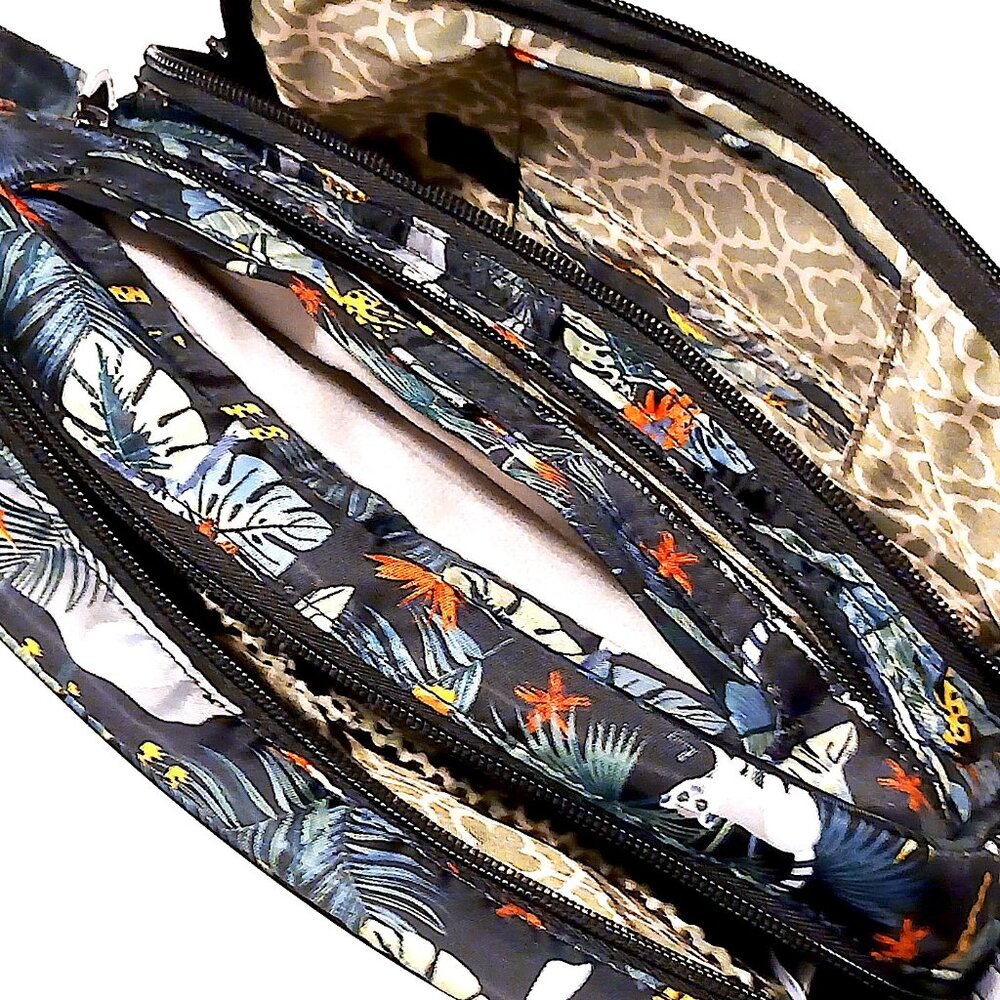 Lug Carousel XL Crossbody Bag – Wildlife Black – RFID, Water Resistant - Picture 16 of 16